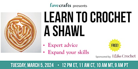 Hauptbild für Learn to Crochet a Beginner Shawl