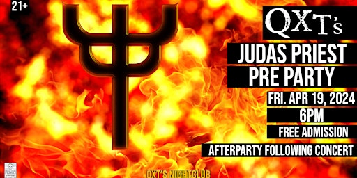 JUDAS PRIEST - Pre Party @ QXT's primary image