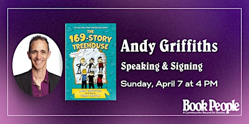 Primaire afbeelding van BookPeople Presents: Andy Griffiths - THE 169-STORY TREEHOUSE