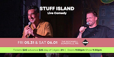 Stuff Island - Live Stand-Up (21+) primary image