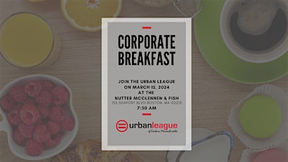 Primaire afbeelding van Urban League Corporate Breakfast