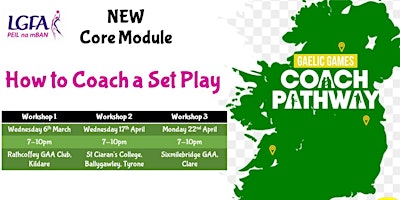 How to Coach a Set Play Core Module - Sixmilebridge GAA Club, Clare primary image
