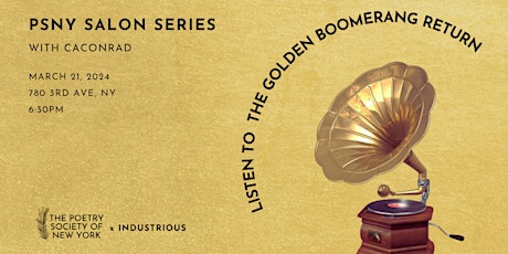 PSNY Salon Series: CAConrad's Listen to the Golden Boomerang Return primary image