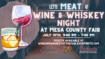 Immagine principale di Wine & Whiskey Night at The Mesa County Fair 