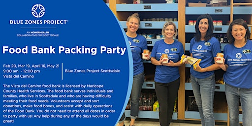 Blue Zones Project Scottsdale Vista del Camino Packing Party primary image