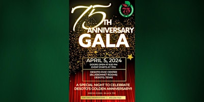 DeSoto's 75th Anniversary Gala primary image