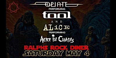 TOOL & AIC tribute night at Ralph’s Rock Diner primary image