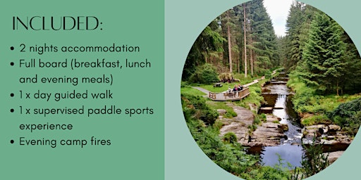 Imagem principal do evento Hafren Forest Hideaway - Guided walking, Paddle sports and Campfires
