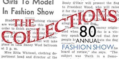 Hauptbild für The Collections-80th Annual Fashion Show- 2pm