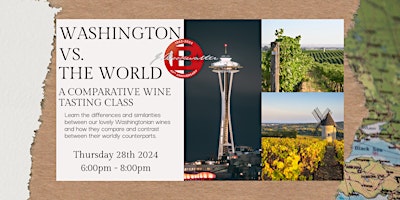 Imagem principal do evento Washington Vs The world: Comparative Wine Tasting @J.Bookwalter