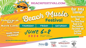 Image principale de The BEST sounds are on our stage at the 42nd Beach Music Festival!