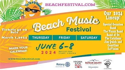 The BEST sounds are on our stage at the 42nd Beach Music Festival!