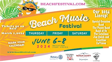 Imagem principal do evento The BEST sounds are on our stage at the 42nd Beach Music Festival!