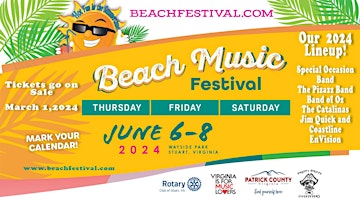 The BEST sounds are on our stage at the 42nd Beach Music Festival!