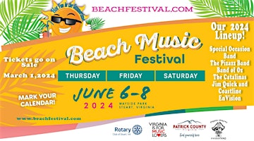 The BEST sounds are on our stage at the 42nd Beach Music Festival!