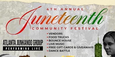 Image principale de 4th Annual Juneteenth Community Festival hosted by Service to Humanity, Inc