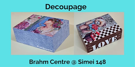 Image principale de Decoupage Art Course by Angie Ong - SMII20240417DAC