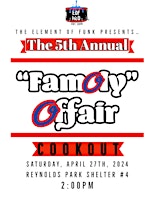 Primaire afbeelding van H2O Presents: The 5th Annual FamOly Offair Cookout
