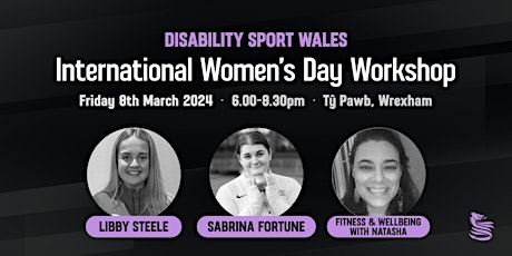 Image principale de Disability Sport Wales International Women’s Day Workshop