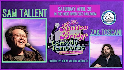 Saturday night comedy with Sam Tallent and Zak Toscani