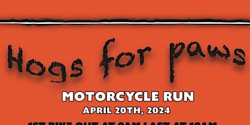 Primaire afbeelding van Gracie's Project - Hogs for Paws-Motorcycle Run