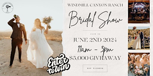 Primaire afbeelding van 2024 Windmill Canyon Ranch Bridal Show