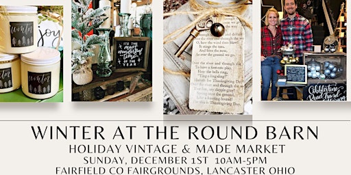 Imagem principal do evento Winter at the Round Barn - Sunday, December 1st , 2024