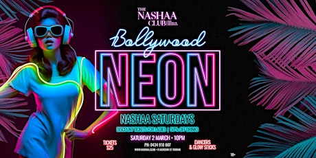 Bollywood NEON at Nashaa Saturdays primary image