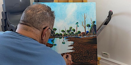 Imagem principal do evento Landscape Art Class with Ballardong Maaman Allan Yarran