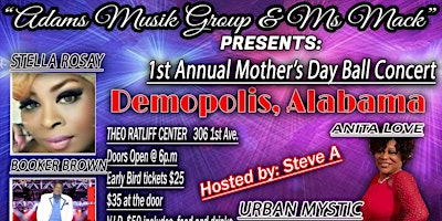 1st Annual Mother's Day Ball Concert primary image
