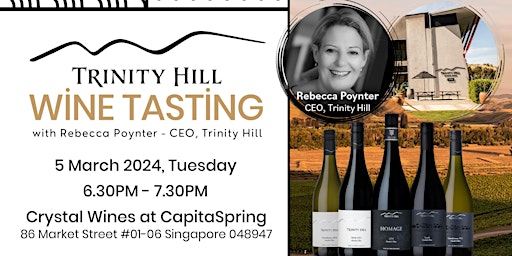 Crystal Wines Presents: Trinity Hill Tasting primary image