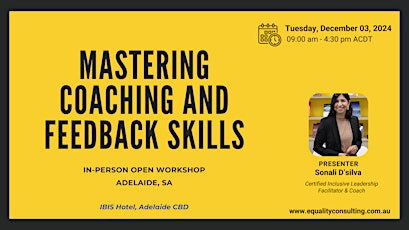 Mastering Coaching and  Feedback Skills (workshop)