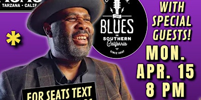 Hauptbild für KIRK FLETCHER  - So Cal Blues Legend - Returns To TARZANA!