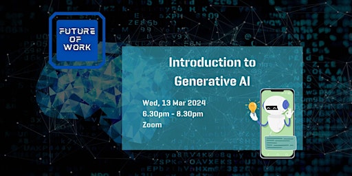 Primaire afbeelding van Introduction to Generative AI | Future of Work