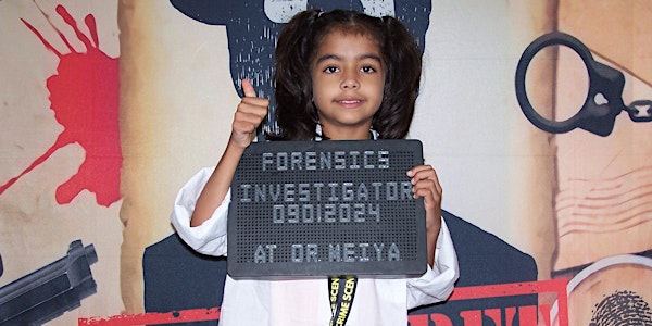 July School Holiday Science Workshops with Dr Meiya: Forensic Investigator