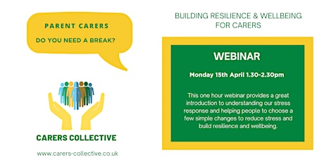 Carer's Collective - Building Resilience and Wellbeing Webinar