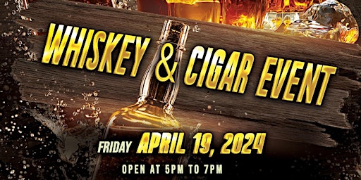 Primaire afbeelding van Whiskey & Cigar Fundraiser