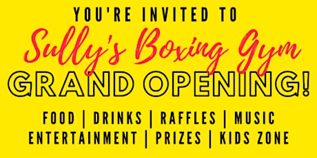 Sully's Boxing Gym Grand Opening primary image