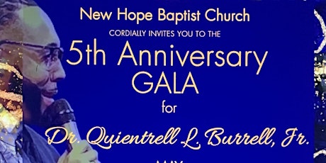 Pastor Burrell's 5th Anniversary Gala W/ Kelontae Gavin