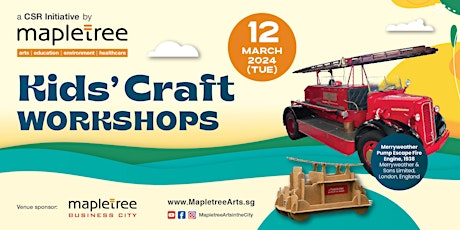 Mapletree Kids' Craft Workshop (Merryweather Fire Engine) primary image