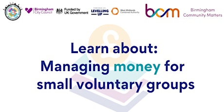 Learn about: Managing money for small voluntary groups in Erdington primary image