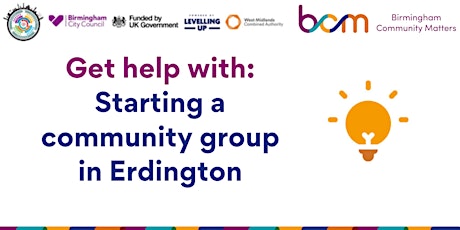 Get help with starting a community group at Oikos Cafe, Erdington primary image