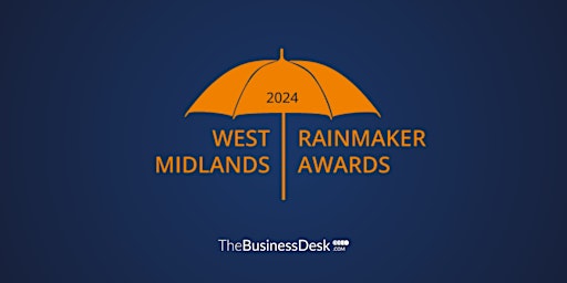 Imagem principal do evento West Midlands Rainmaker Awards 2024