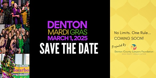 Denton Mardi Gras 2025 primary image