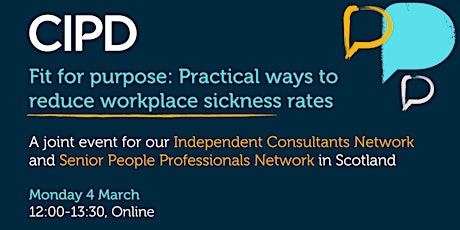 Primaire afbeelding van The CIPD in Scotland networks - reducing workplace sickness rates