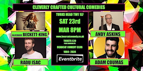 Bearcat Comedy Show Sat 23rd March primary image