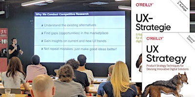 Hauptbild für UX Strategy Workshop in Vienna with the Author Jaime Levy on May 3rd