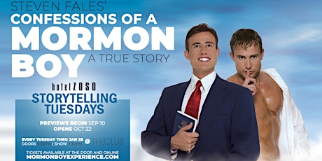 Confessions of a Mormon Boy, Storytelling Tuesdays, Hotel Zoso Palm Springs primary image