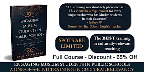 Engaging Muslim Students | Self-Paced Online |Ramadan Discount Run 65% OFF!