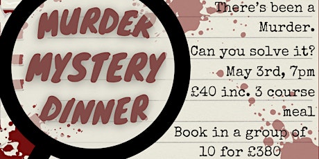 Murder Mystery At The Wycliffe Rooms